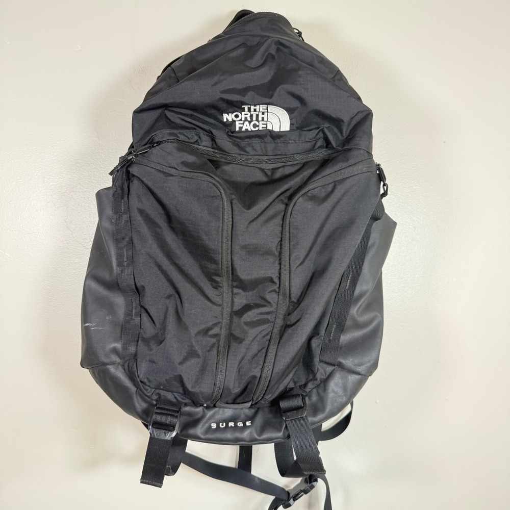 The North Face Surge FlexVent Laptop Travel Backpack Size OS Black